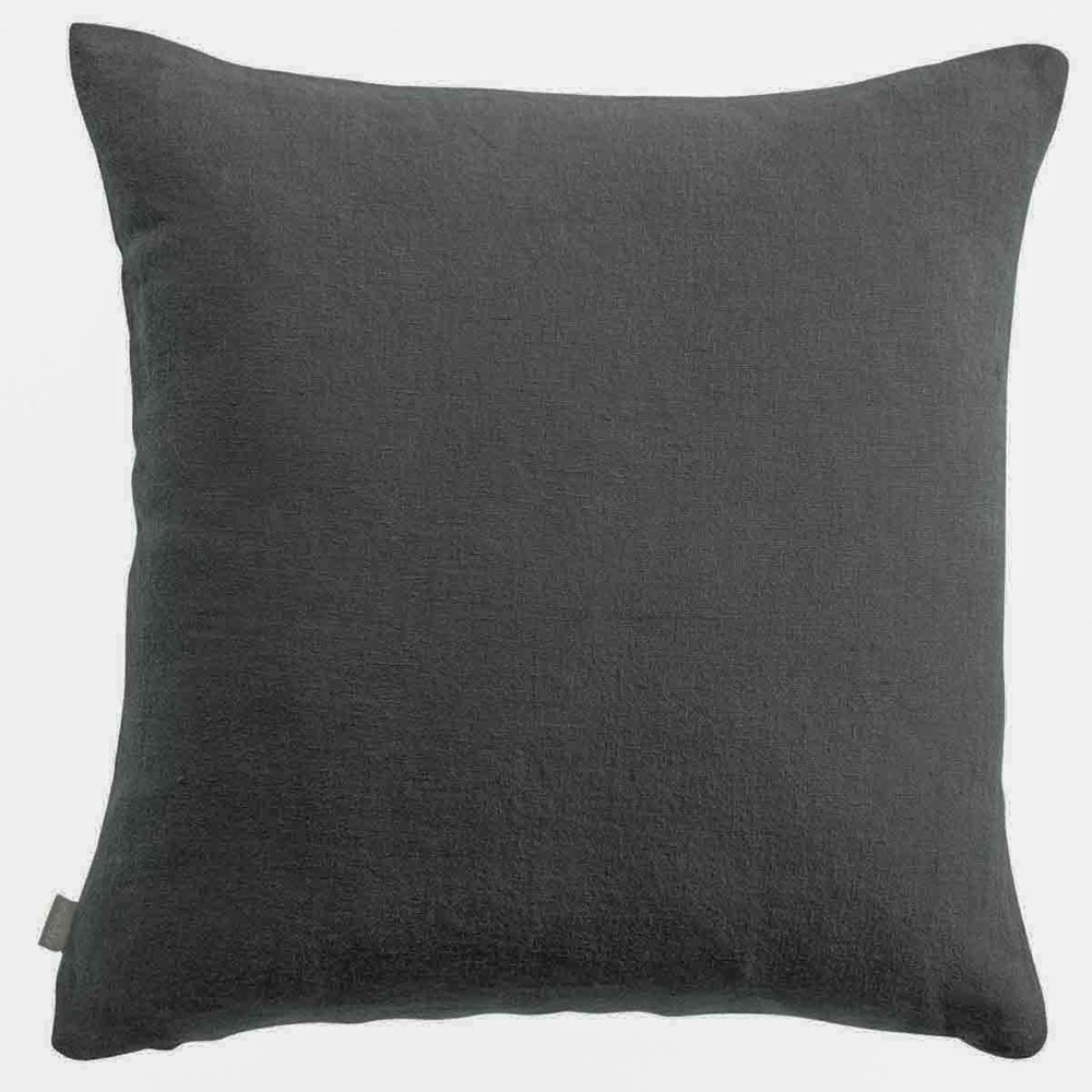 New HAOMY Figari European Flax Linen Cotton Pillow Sham Cover Gray Blue 20"